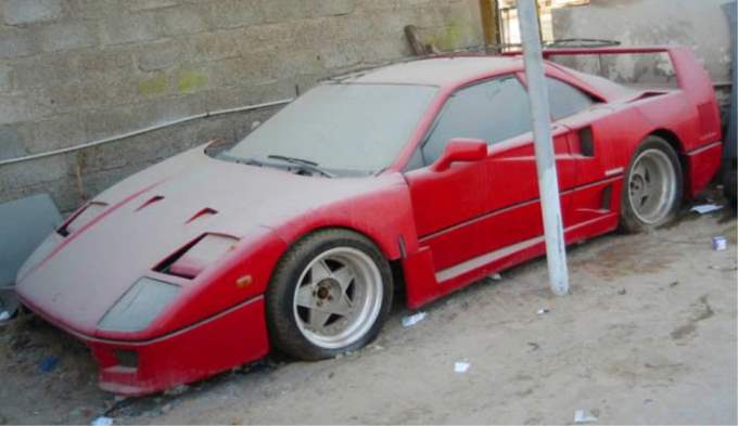 Abandoned Exotics Ferrari F40 Abandoned Exotics Ferrari F40
