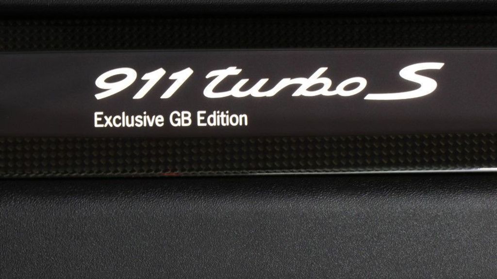 Porsche 911 Turbo S Exclusive GB Edition Ilumintated Door Entry