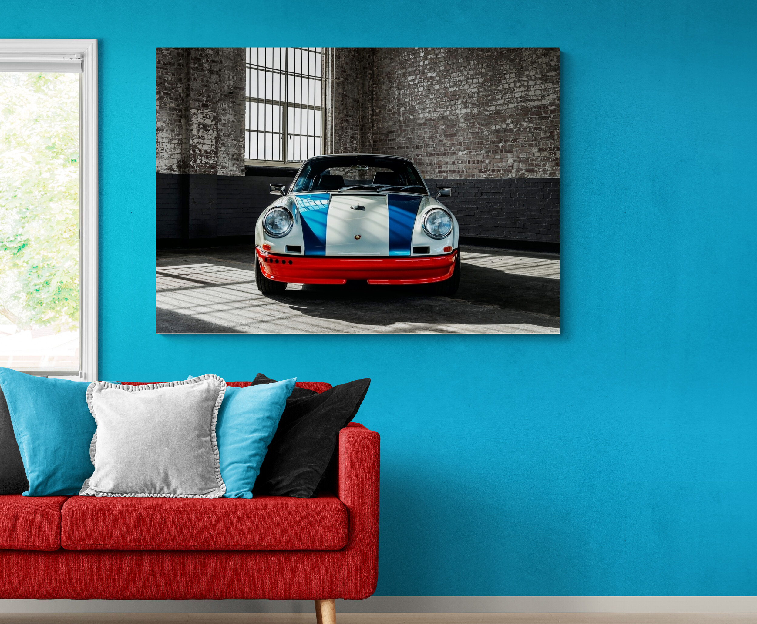 magnus walker porsche wall art print framed (1)