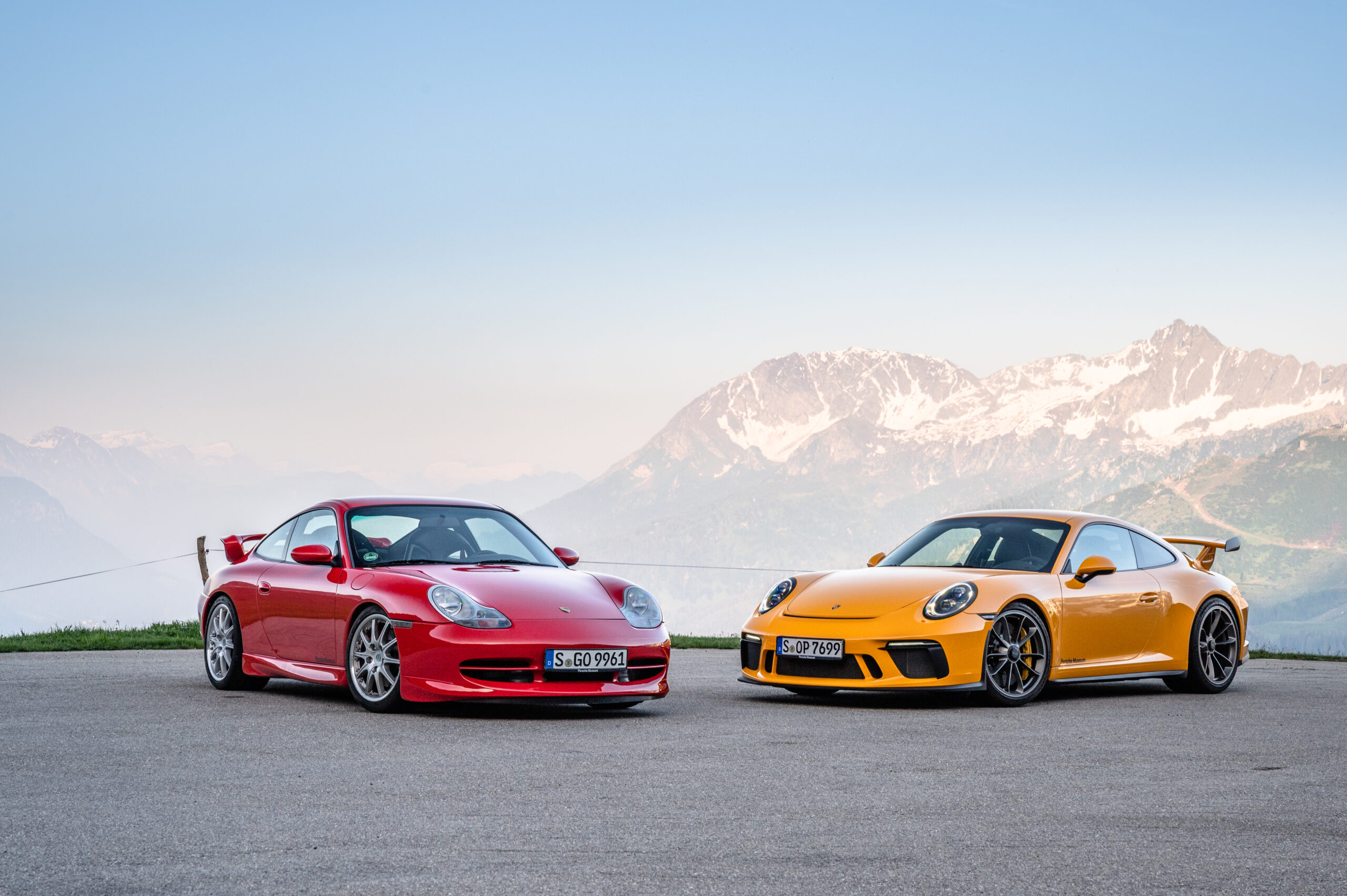 Porsche 911 GT3 996 and 991 Photograph
