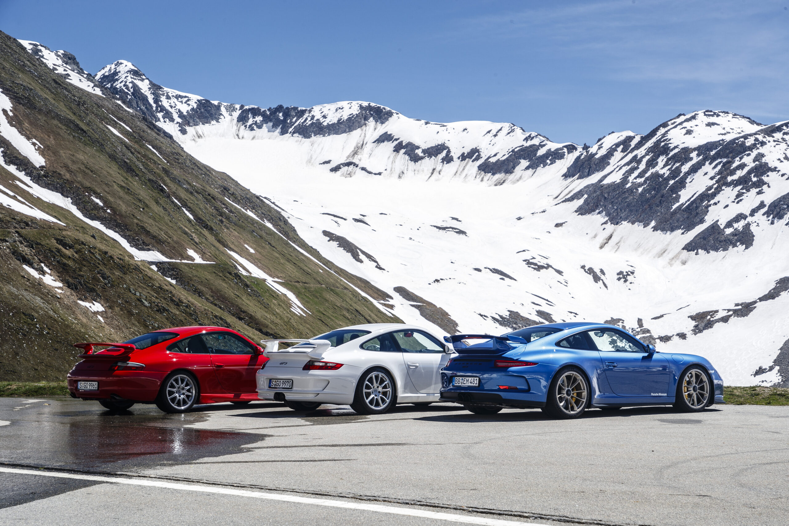 Porsche 911 GT3 996.1 997.1 and 991.1 Photograph